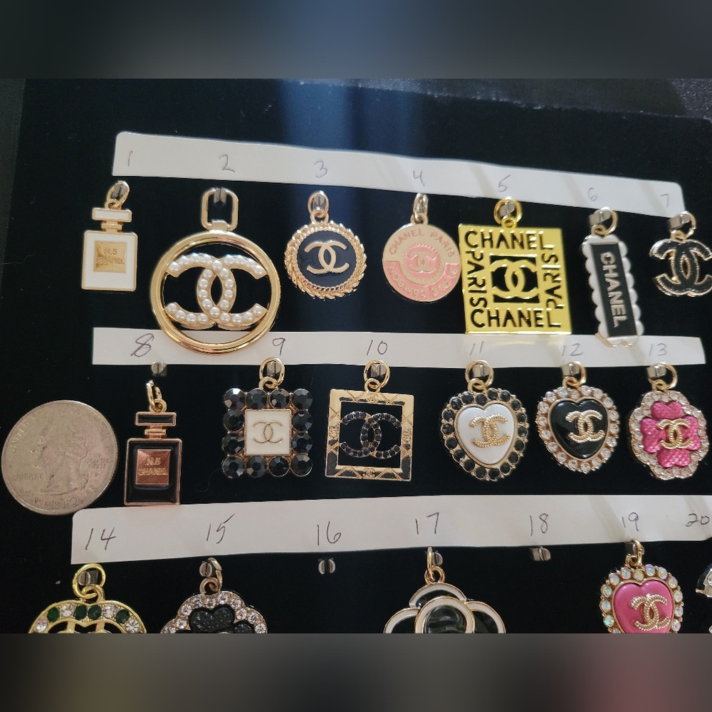 LV, gucci, YSL,chanel, DIOR, ZIPPER PULLS, Choice Of One - Picture 6 of 17